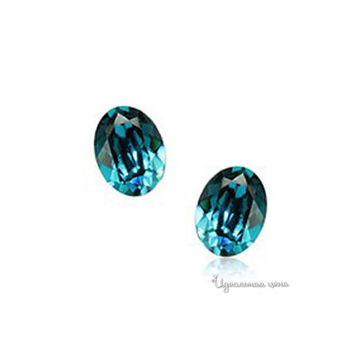 Серьга Lucky Line, цвет индийский сапфир