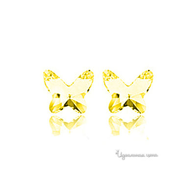 Серьга Lucky Line, цвет светло-желтый