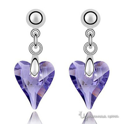 Серьга Lucky Line, цвет танзанит (фиолетовый)