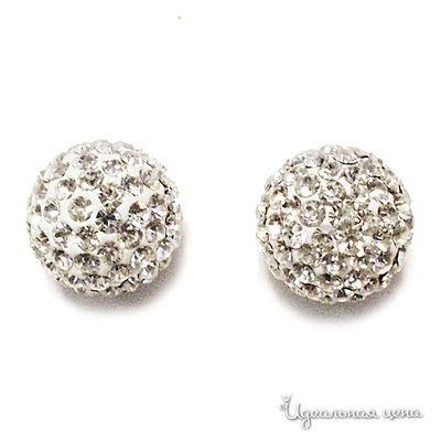 Серьга Lucky Line, цвет прозрачный