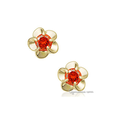 Пусеты Lucky Line, цвет красные