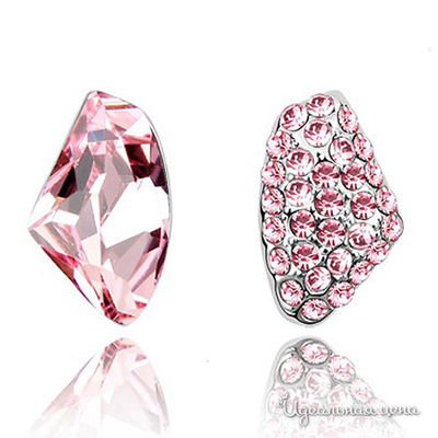 Пусеты Lucky Line, цвет светло-розовый