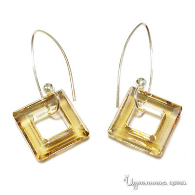 Серьги Lucky Line, цвет светло-желтые