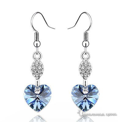 Серьги Lucky Line, цвет синие