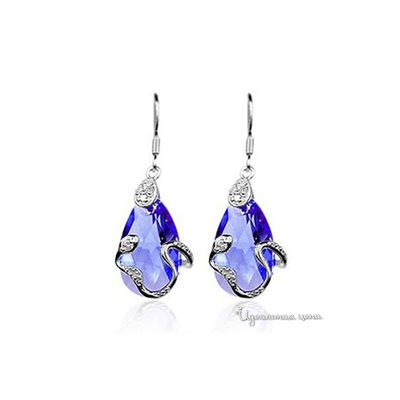 Серьги Lucky Line, цвет фиолетовый