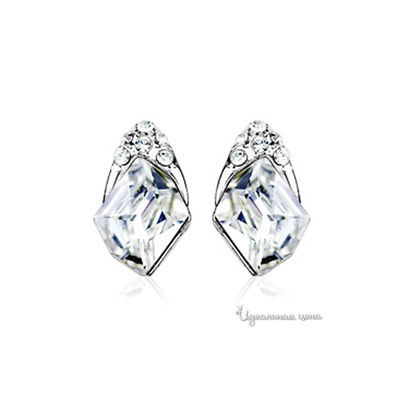 Серьги Lucky Line, цвет прозрачный