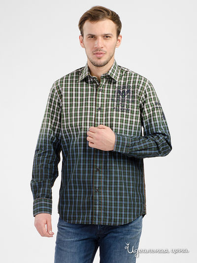 Рубашка State of Art, цвет зеленый_3789