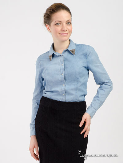 Рубашка Silvian Heach, цвет синий