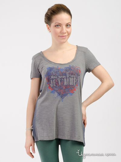 Футболка Silvian Heach, цвет серый меланж