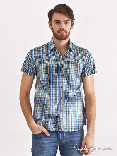 Рубашка Liberavita, цвет зелёная клетка