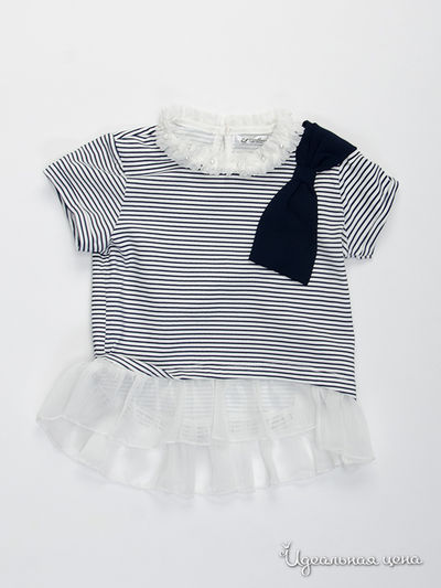 Футболка Gaialuna, цвет бел/голубой