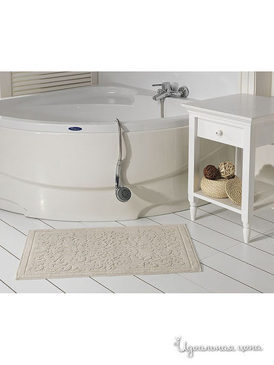 Коврик для ванной, 50х80 см Issimo, цвет бежевый