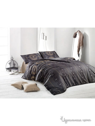 Постельное белье Issimo, цвет черный/золотистый