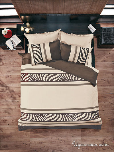 Постельное белье Issimo, цвет золотисто/коричневый