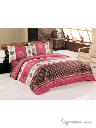 Постельное белье Issimo, цвет коралловый