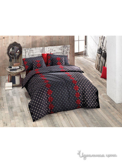 Постельное белье Issimo, цвет красный/черный