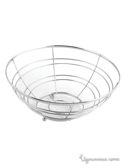 Фруктовница, 25х12 см Regent, цвет металл