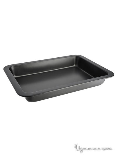 Противень глубокий, 38х27х4,8 см Regent, цвет чёрный