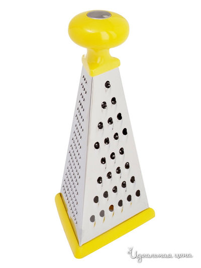 Терка Regent, цвет стальной,жёлтый