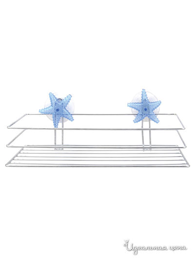 Полочка для ванной комнаты Regent, цвет стальной