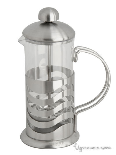Френч-пресс, 0,35 л Regent, цвет металл