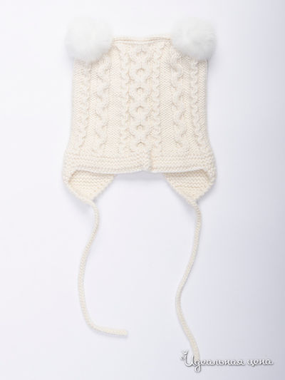 Шапка Happyhats, цвет молочный