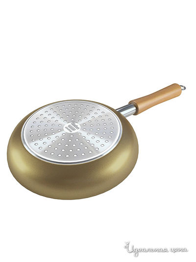 Сковорода 20 см Биофлон, цвет зеленый, черный