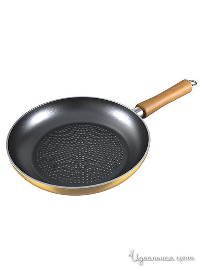 Сковорода 26 см Биофлон, цвет лимонный, черный