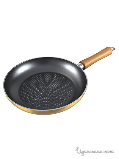 Сковорода 28 см Биофлон, цвет лимонный, черный