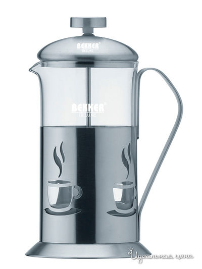 Чайник Беккер, цвет стальной
