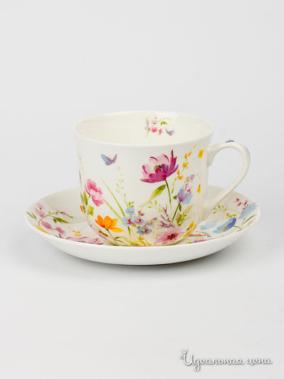 Чашка с блюдцем Nuova R2S, цвет Мультиколор