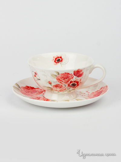 Чашка с блюдцем Nuova R2S, цвет Мультиколор