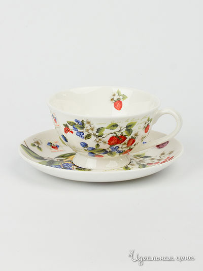 Чашка с блюдцем Nuova R2S, цвет Мультиколор