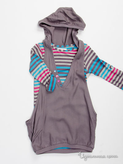 Платье Deux par Deux, цвет мультиколор