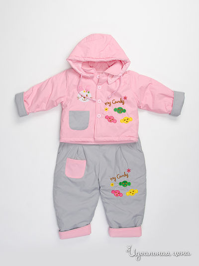 Комплект Kidly, цвет розовый, серый