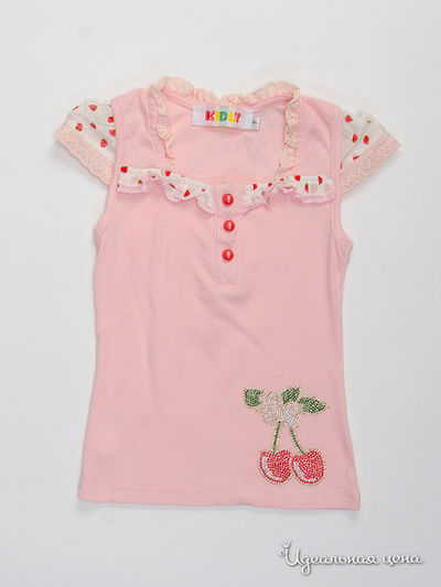 Футболка Kidly, цвет светло-розовый