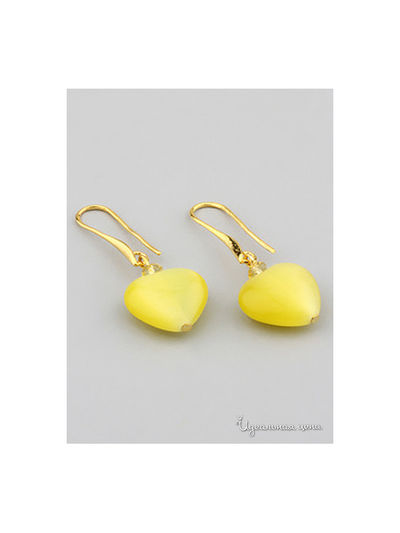 Серьга Be You to Full, цвет лимонный