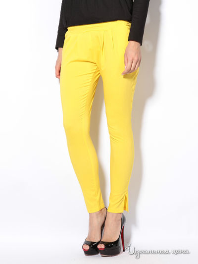 Брюки L.A.V. Fashion, цвет желтый