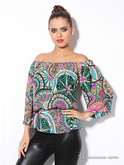 Блуза L.A.V. Fashion, цвет мультиколор