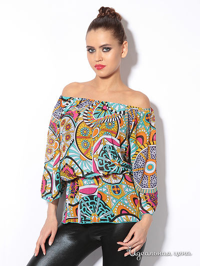 Блуза L.A.V. Fashion, цвет мультиколор
