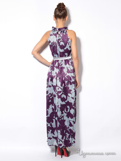 Платье L.a.v.fashion, цвет фиолетовый, белый