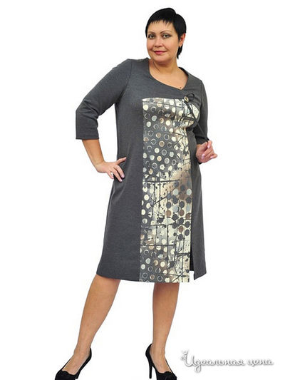 Платье Ladystyle, цвет серое