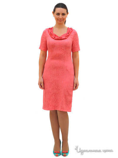 Платье Ladystyle, цвет коралловый