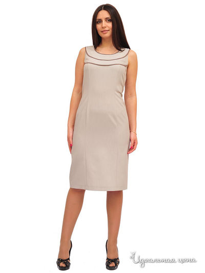 Платье Ladystyle, цвет бежевый