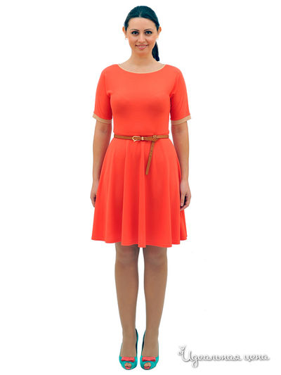Платье Ladystyle, цвет коралловый