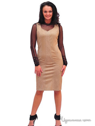 Платье Ladystyle, цвет бежевое