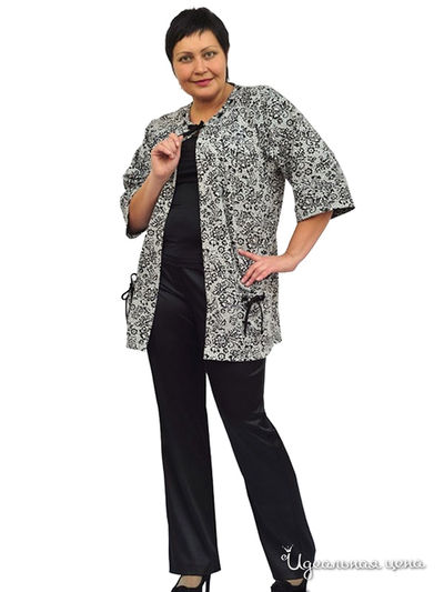 Блуза Ladystyle, цвет серый