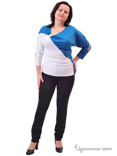 Блуза Ladystyle, цвет голубой