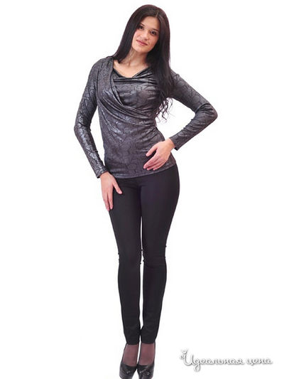 Блуза Ladystyle, цвет серый