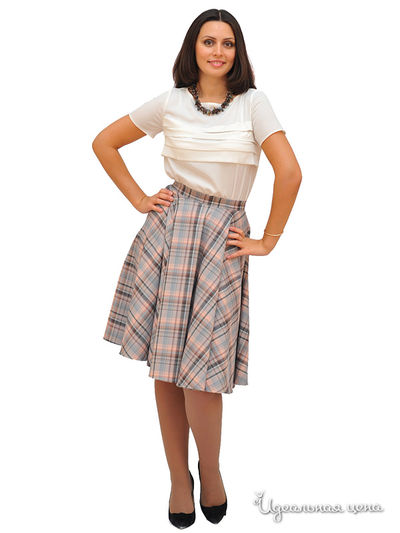 Юбка Ladystyle, цвет Серо-розовый